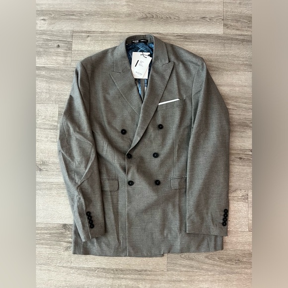 ASOS Selected Homme Gray suit jacket size 42R. NWTs - Picture 1 of 4